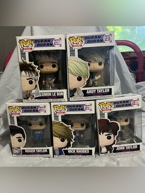 Funko Duran Duran POP! Vinyl Figures - White and Black Accents